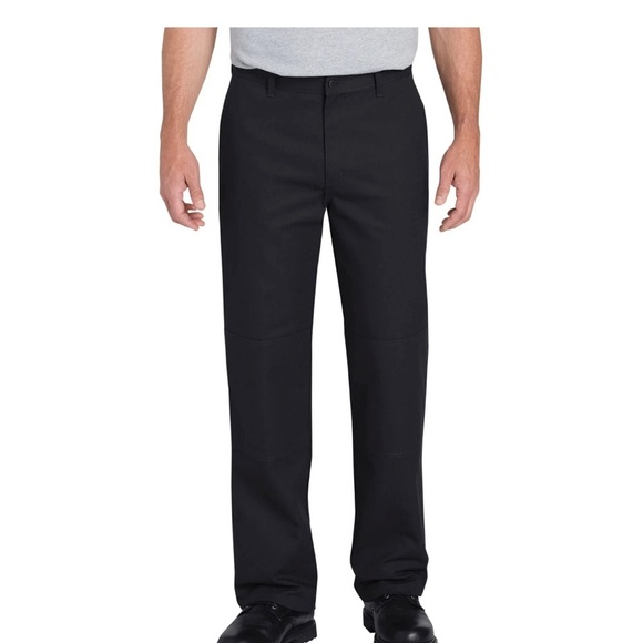 Genuine Dickies Mens Flex Double Knee Pant, Size 42x32, Black, Straight-Leg - Picture 3 of 3